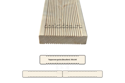 Террасная доска (вельвет) 36х146х6000 мм